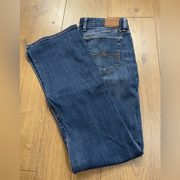 Lucky Brand Sweet Jean Boot Cut Medium Wash Jeans Pants Size 10 Regular - Picture 2 of 8